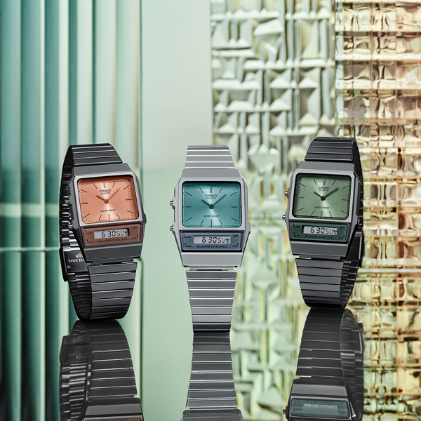 CASIO VINTAGE modelis EDGY COLLECTION - FOREST GREEN