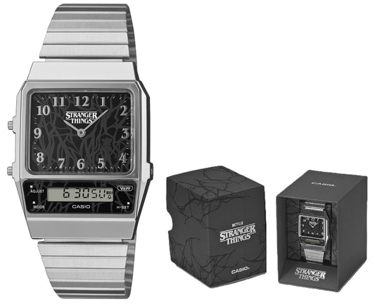 CASIO VINTAGE EDGY COLLECTION - STRANGER THINGS Ltd. Edt. NetFlix Collab AQ-800EST-1AER