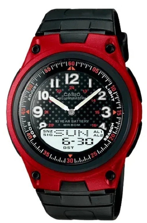CASIO VINTAGE modelis ILLUMINATOR TELEMEMO 30 - RED