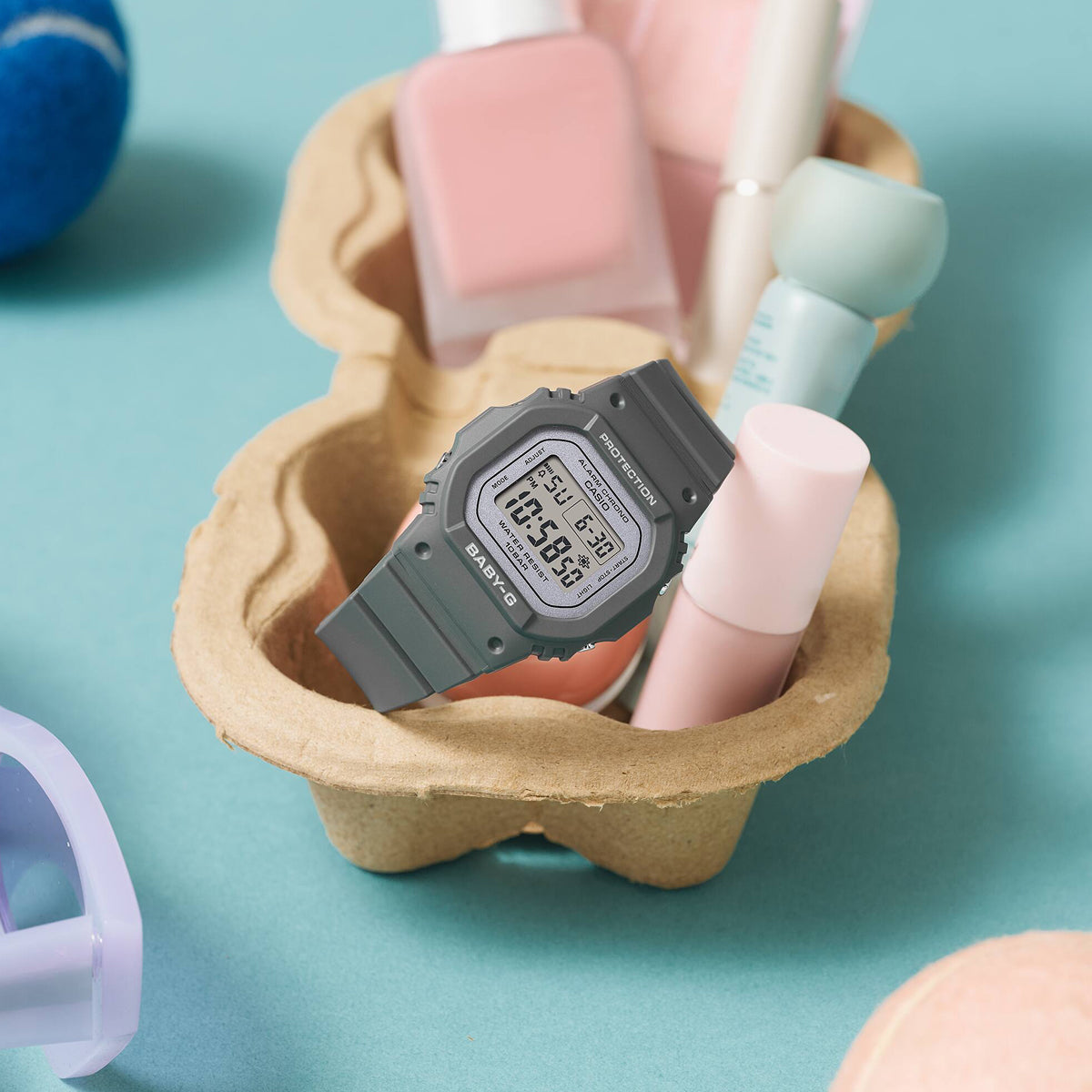 CASIO BABY-G modelis 560 SPRING COLORS SERIE - BLACK