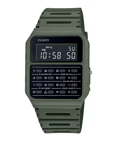 CASIO VINTAGE CALCULATOR EDGY COLLECTION - GREEN CA-53-WF-3BDF