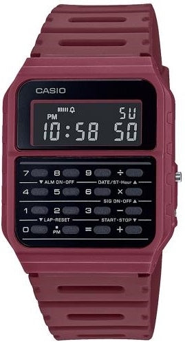 CASIO VINTAGE modelis CALCULATOR EDGY COLLECTION - RED