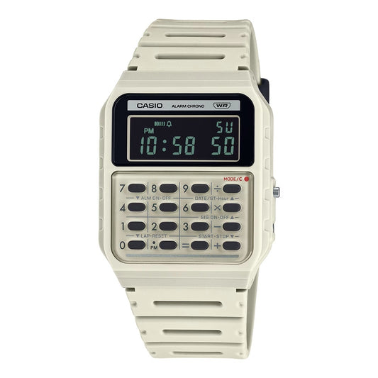 CASIO VINTAGE modelis CALCULATOR EDGY COLLECTION - CREAM