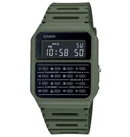 CASIO VINTAGE CALCULATOR EDGY COLLECTION - GREEN CA-53WF-3BDF