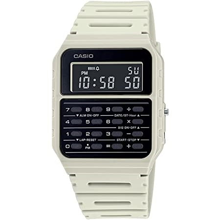CASIO VINTAGE modelis CALCULATOR EDGY COLLECTION - CREAM & BLACK