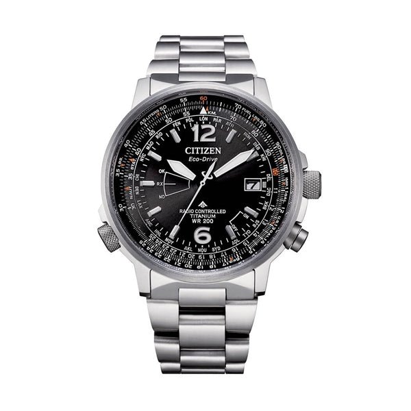 CITIZEN RADIOCONTROLLED Pilot Super Titanium CB0230-81E