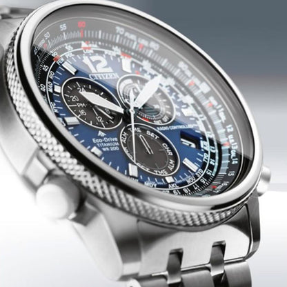 CITIZEN CRONO PILOT SUPER TITANIUM CB5850-80L
