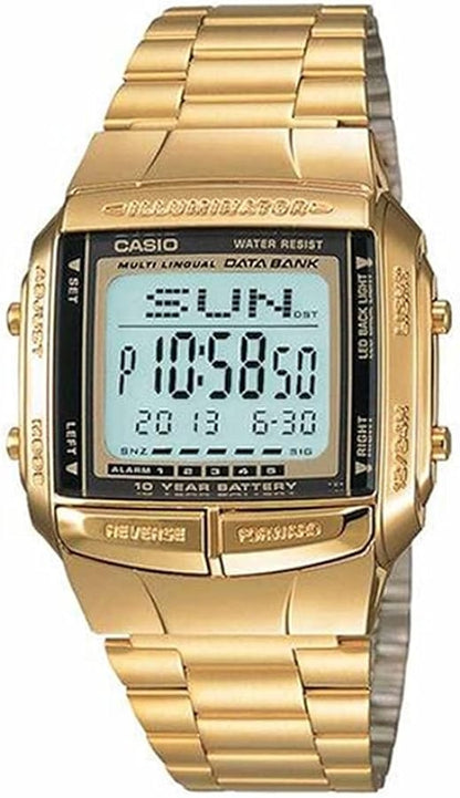 CASIO VINTAGE DATA BANK - ILLUMINATOR, TELEMEMO, 10 YEAR BATTERY - GOLD DB-360G-9ADF