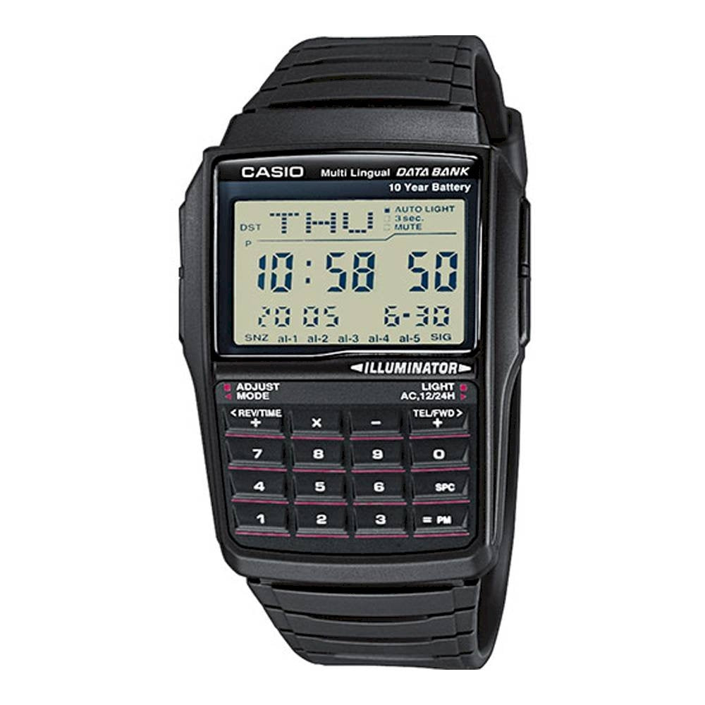 CASIO VINTAGE modelis DATABANK CALCULATOR - BLACK
