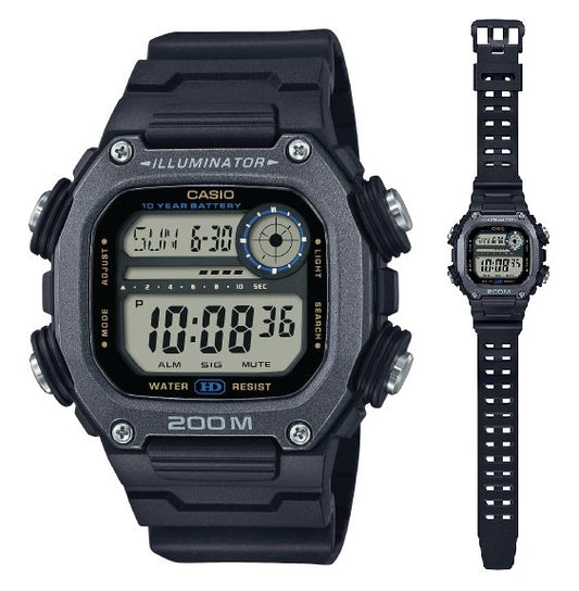 CASIO SPORT modelis ILLUMINATOR DIVER 200M. 10 YEARS BATTERY - XL STRAP