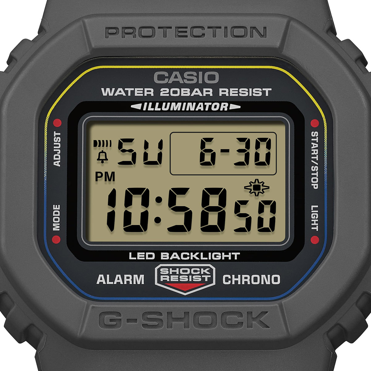 CASIO G-SHOCK modelis THE ORIGIN - MAGNETIC CLAP STRAP SERIE - GREY