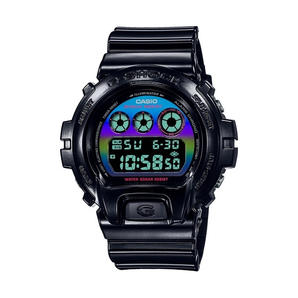 CASIO G-SHOCK modelis OVERSIZE - VIRTUAL BLACK RAINBOW SERIE
