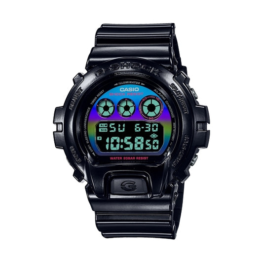 CASIO G-SHOCK modelis OVERSIZE - VIRTUAL BLACK RAINBOW SERIE