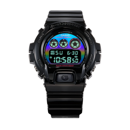 CASIO G-SHOCK modelis OVERSIZE - VIRTUAL BLACK RAINBOW SERIE