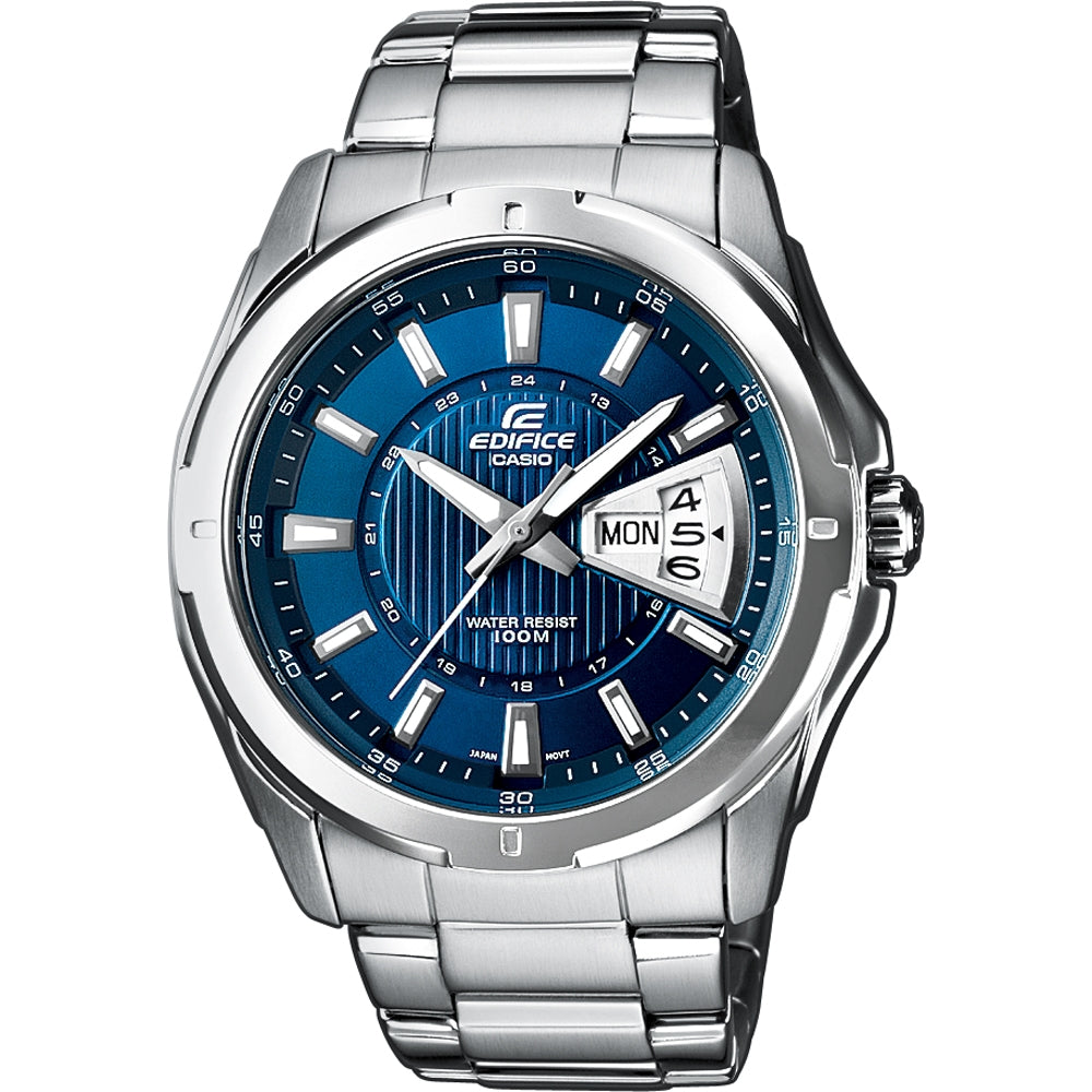CASIO EDIFICE CLASSIC DAY DATE - BLUE EF-129D-2AVEF