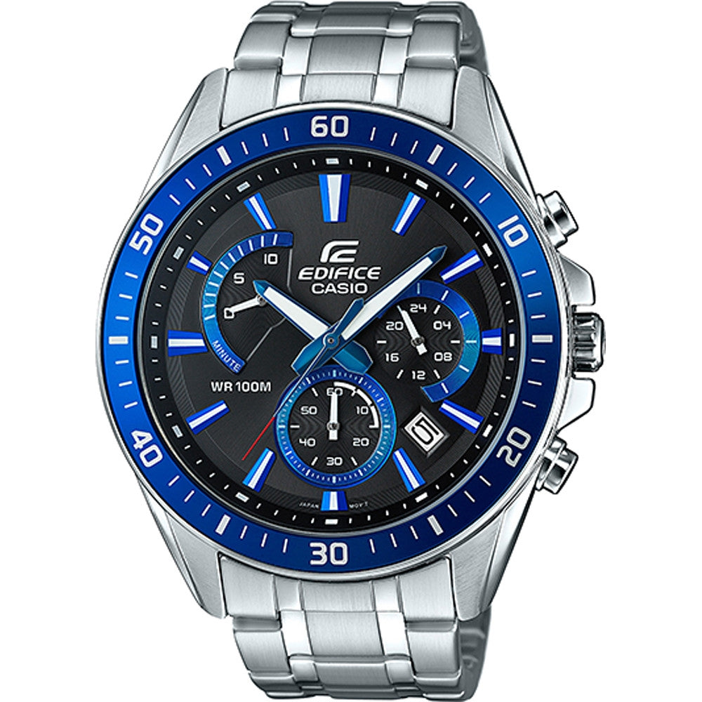 CASIO EDIFICE modelis RETROGRADE CHRONOGRAPH XL - BLUE RACING