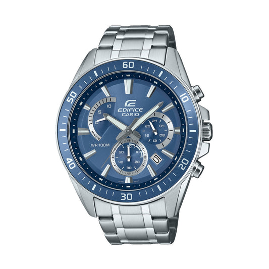 CASIO EDIFICE modelis RETROGRADE CHRONOGRAPH XL - BLUE AVIO