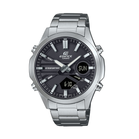 CASIO EDIFICE modelis CLASSIC ANA-DIGIT - 10 YEAR BATTERY