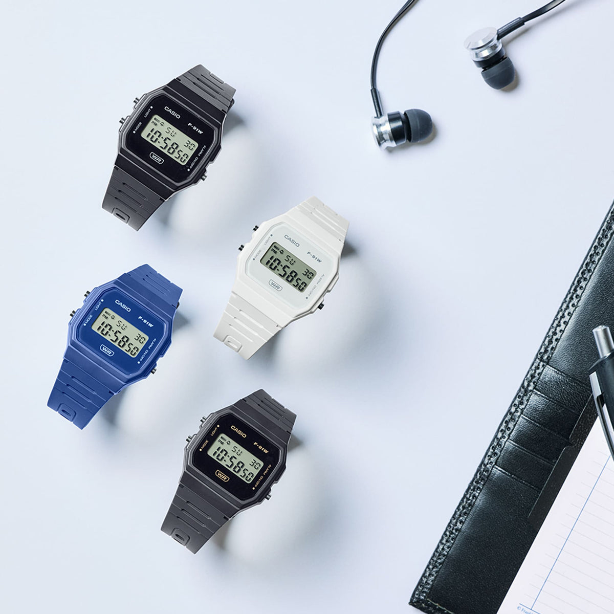 CASIO COLLECTION & VINTAGE WATCHES modelis F-91WB-2A1EF