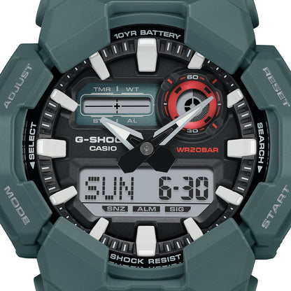 CASIO G-SHOCK modelis NEW RUGGED BASIC Analog-Digital 10-Year Battery