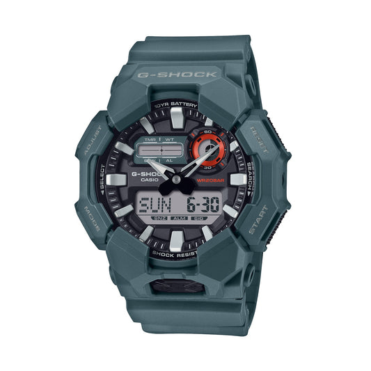 CASIO G-SHOCK modelis NEW RUGGED BASIC Analog-Digital 10-Year Battery