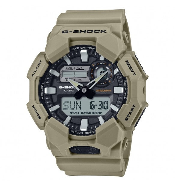 CASIO G-SHOCK modelis NEW RUGGED BASIC Digital 10-Year Battery