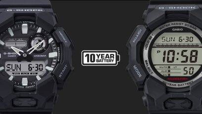 CASIO G-SHOCK modelis NEW RUGGED BASIC Digital 10-Year Battery