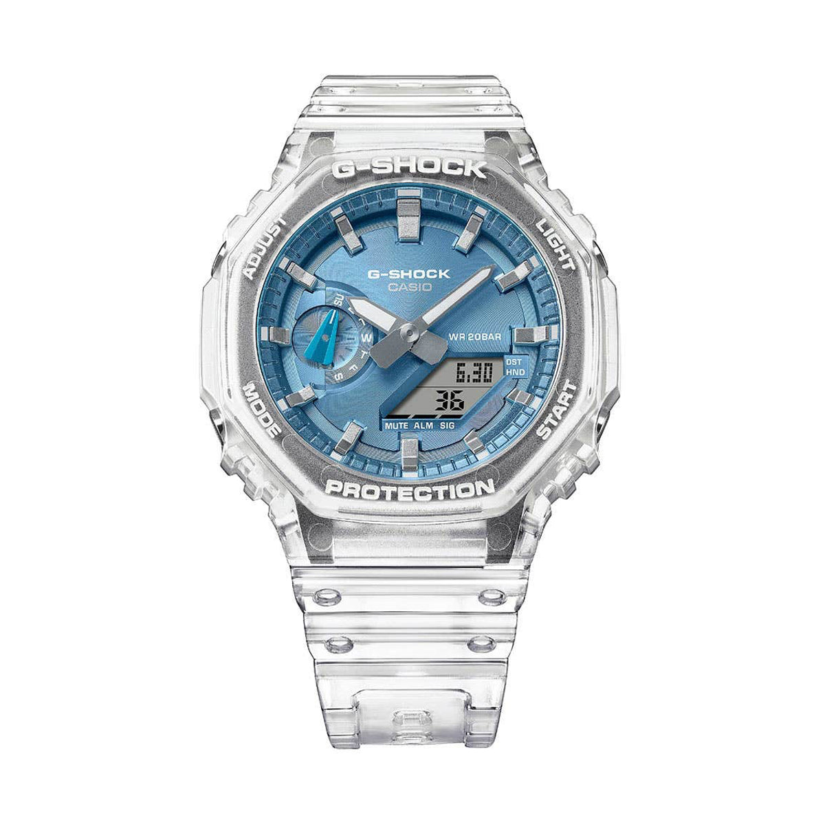 CASIO G-SHOCK modelis BRIGHT METALLIC - LIGHT BLUE