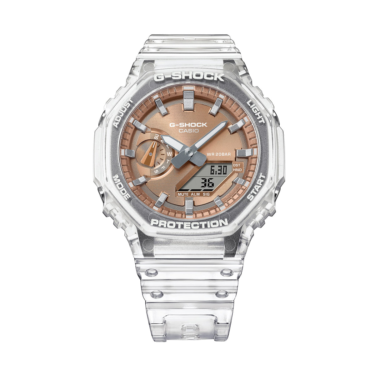 CASIO G-SHOCK modelis BRIGHT METALLIC - ROSE GOLD