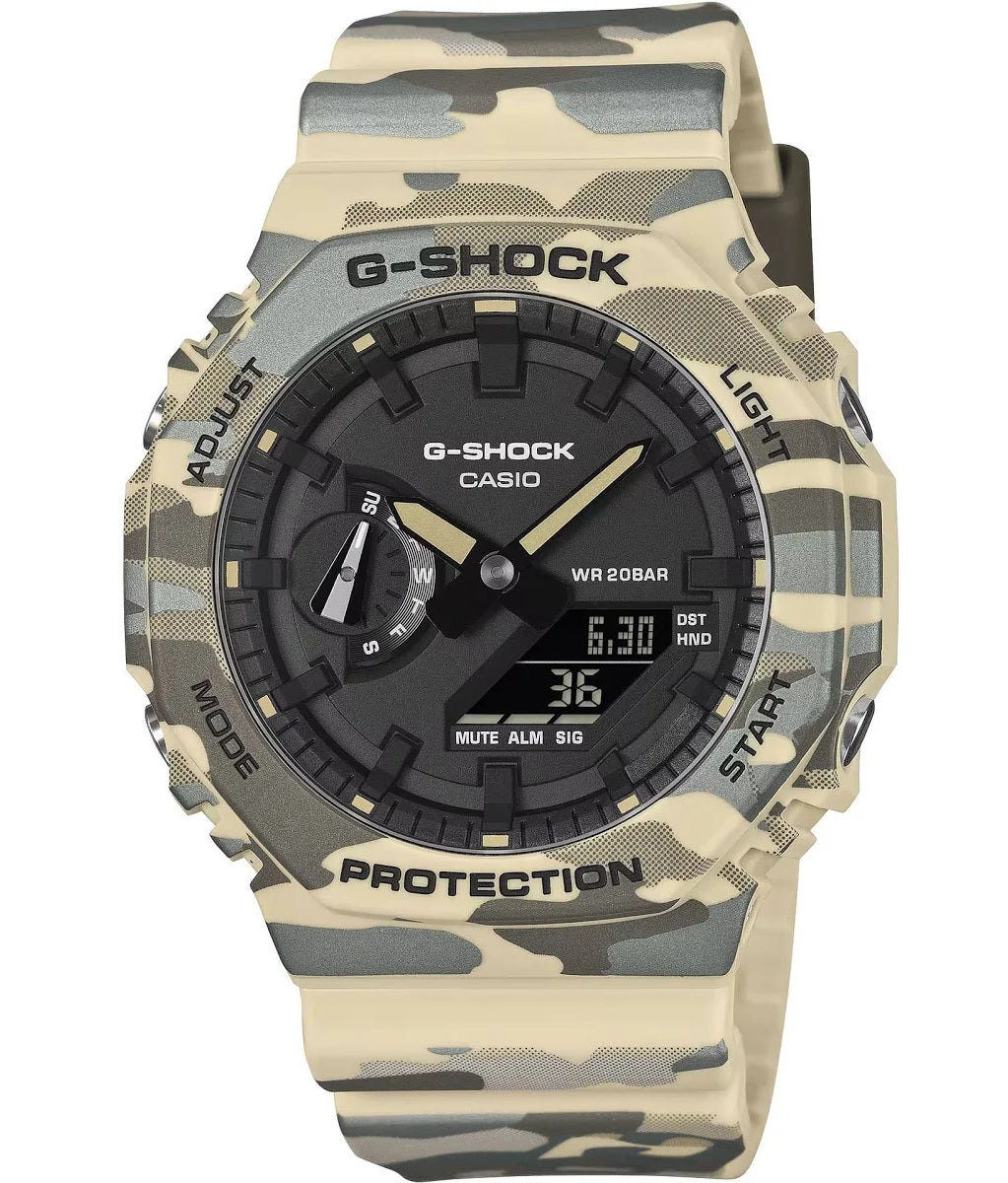 CASIO G-SHOCK OAK - BROWN CAMOUFLAGE SERIE ***NEW!*** GA-2100CM-5AER