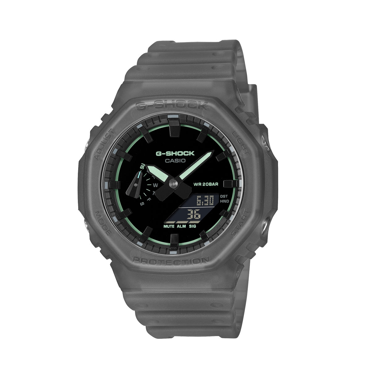 CASIO G-SHOCK modelis OAK - SMOKE LIGHT SERIE - BLACK NEW!