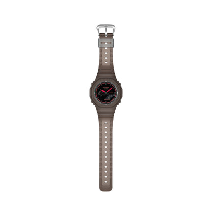 CASIO G-SHOCK modelis OAK - SMOKE LIGHT SERIE - BROWN  NEW!