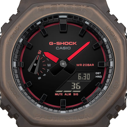 CASIO G-SHOCK modelis OAK - SMOKE LIGHT SERIE - BROWN  NEW!