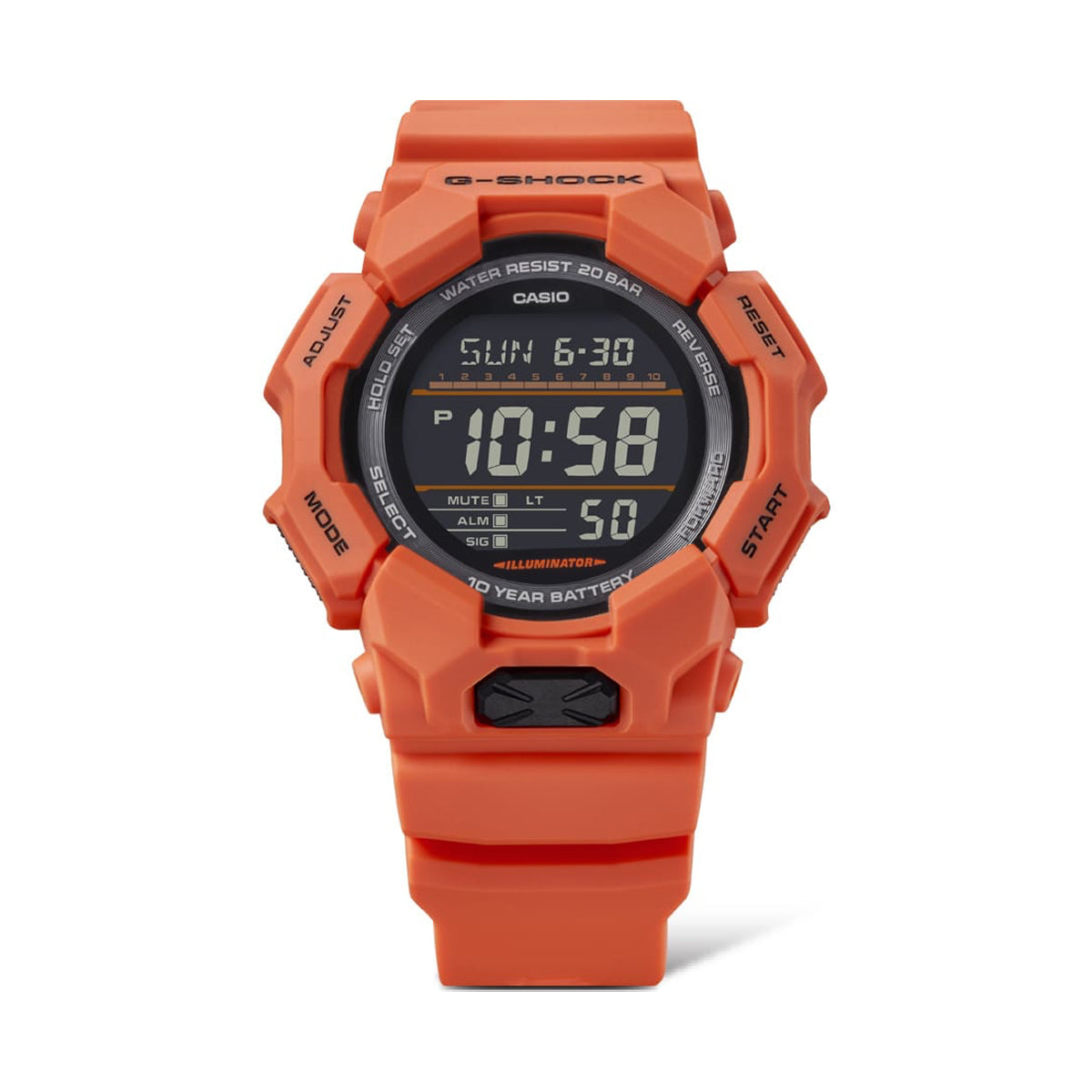 CASIO G-SHOCK modelis GRAND DIGIT - ORANGE