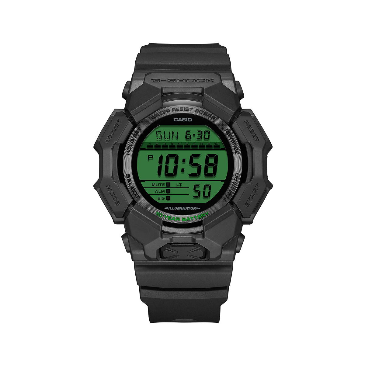 CASIO G-SHOCK BOLD - ELECTRO GREEN SERIE GD-010BEG-1ER