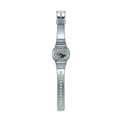 CASIO G-SHOCK modelis G-STEEL - FINE METALLIC SERIES - SILVER