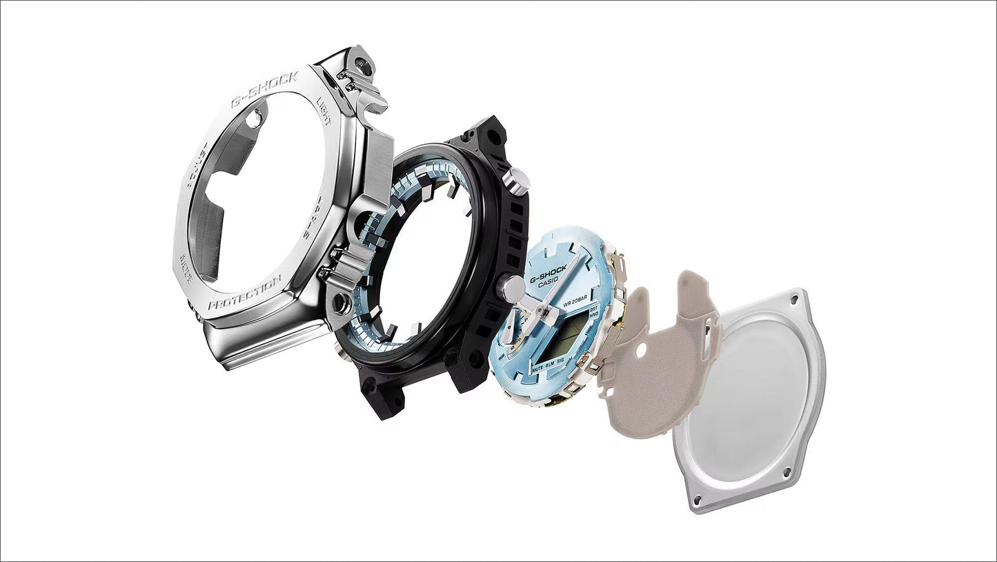 CASIO G-SHOCK modelis OAK G-STEEL LIME GREEN