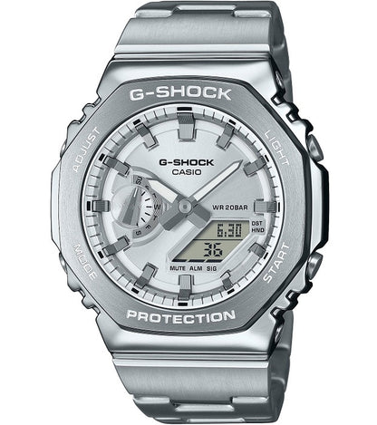 CASIO G-SHOCK modelis OAK G-STEEL CLASSIC SILVER