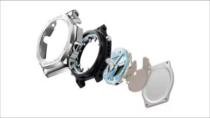 CASIO G-SHOCK modelis OAK G-STEEL CLASSIC SILVER