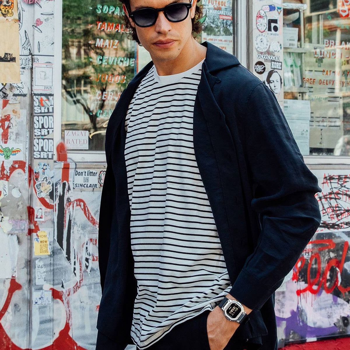 CASIO G-SHOCK modelis THE ORIGIN METAL COVERED Steel - BLACK