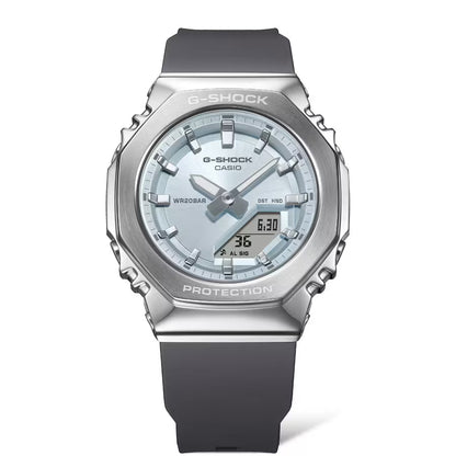 CASIO G-SHOCK modelis MINI OAK G-STEEL LIGHT BLUE