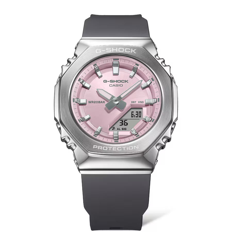 CASIO G-SHOCK modelis MINI OAK G-STEEL PINK