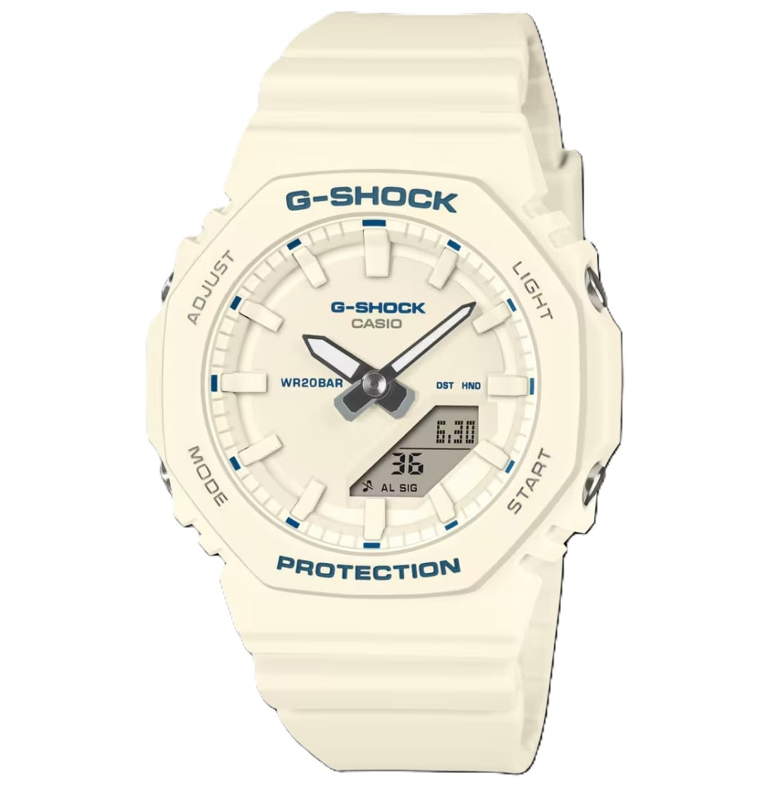CASIO G-SHOCK OAK COMPACT - TONE ON TONE SERIE - IVORY GMA-P2100BA-7AER