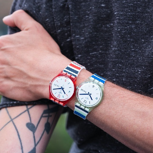 SWATCH modelis SEA BARCODE