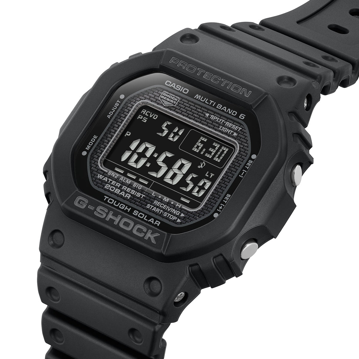 CASIO G-SHOCK modelis THE NEW ORIGIN Multiband 6 - TOUGH SOLAR - FULL BLACK