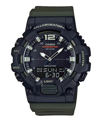 CASIO SPORT ILLUMINATOR Black - Army Green HDC-700-3AVDF