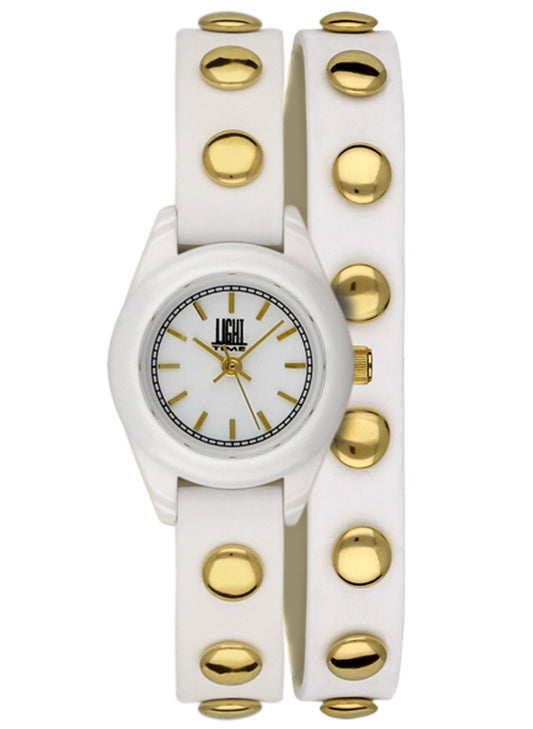 LIGHT TIME modelis PUNK - White / Gold