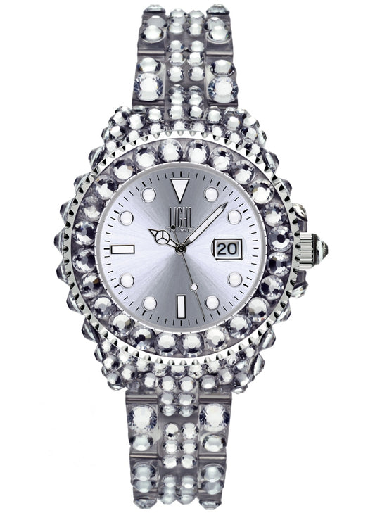 LIGHT TIME modelis MEDITERRANEO - Full Strass / Silver