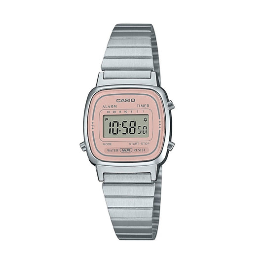 CASIO VINTAGE modelis ICONIC MINI STEEL - ANTIQUE PINK