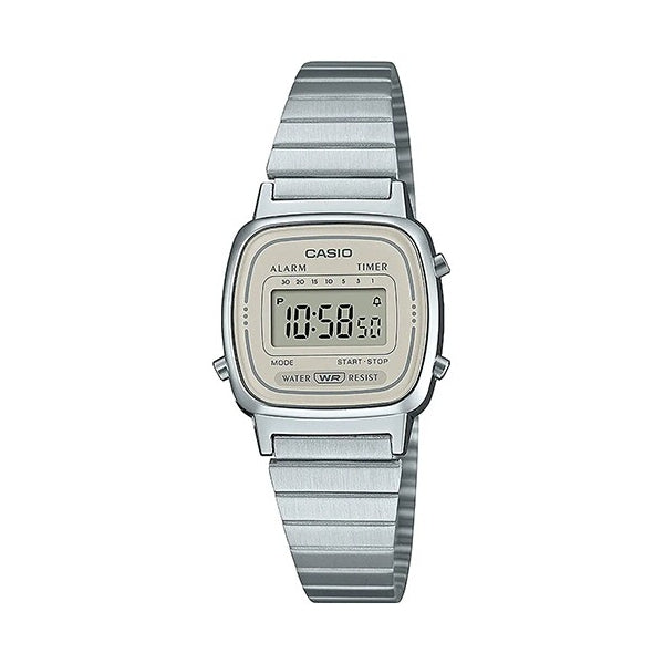 CASIO VINTAGE modelis ICONIC MINI STEEL - CREAM